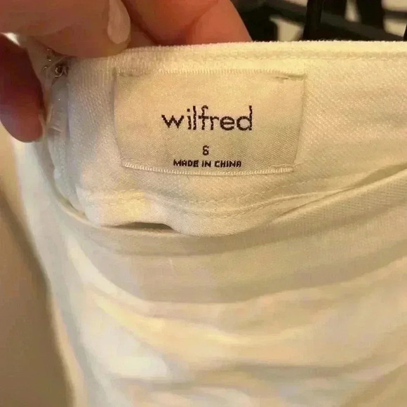 Wilfred Patio Linen Mini Skirt-Sz 6 - Picture 4 of 7